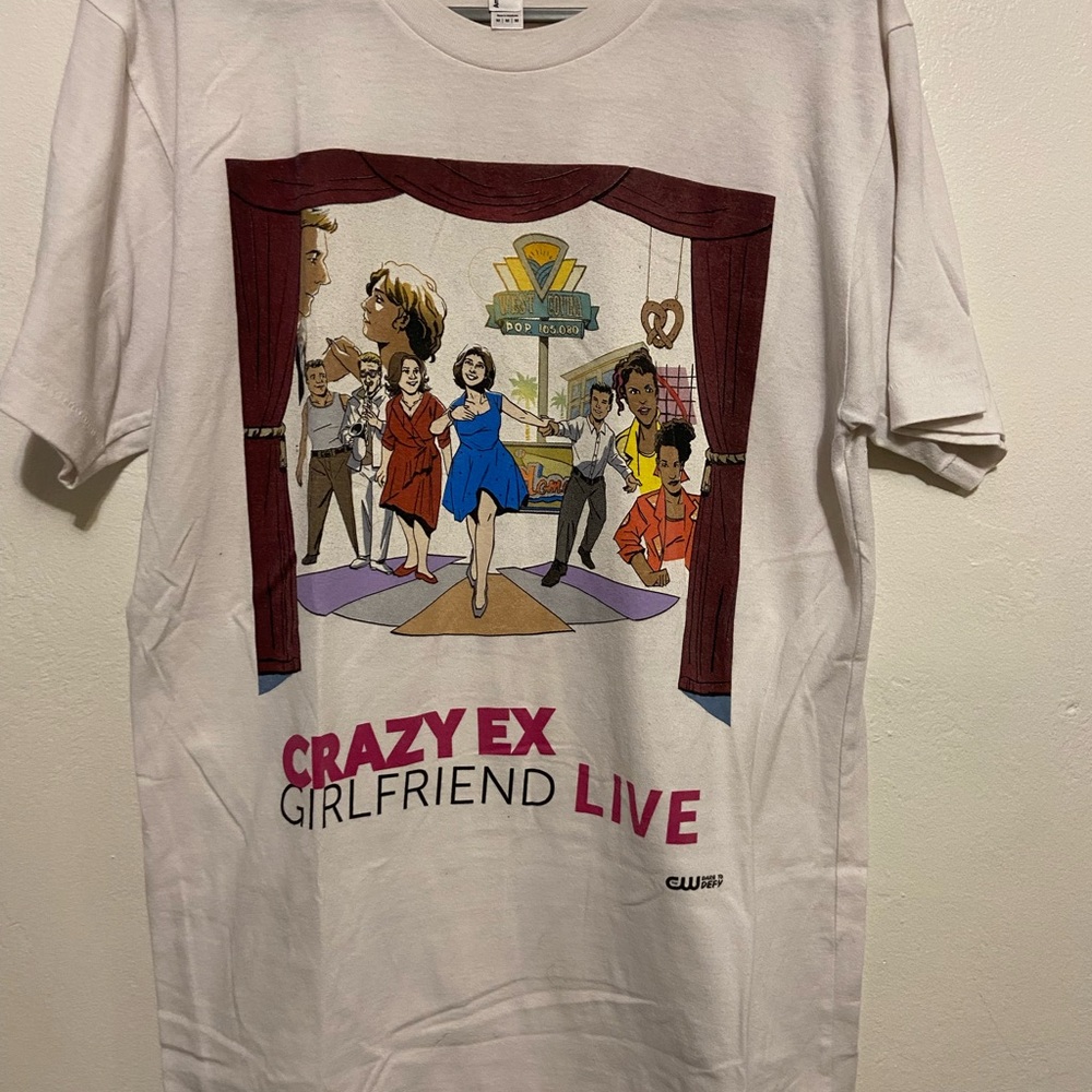 Crazy Ex Girlfriend Live Tour Shirt 2019- American Apparel Size M